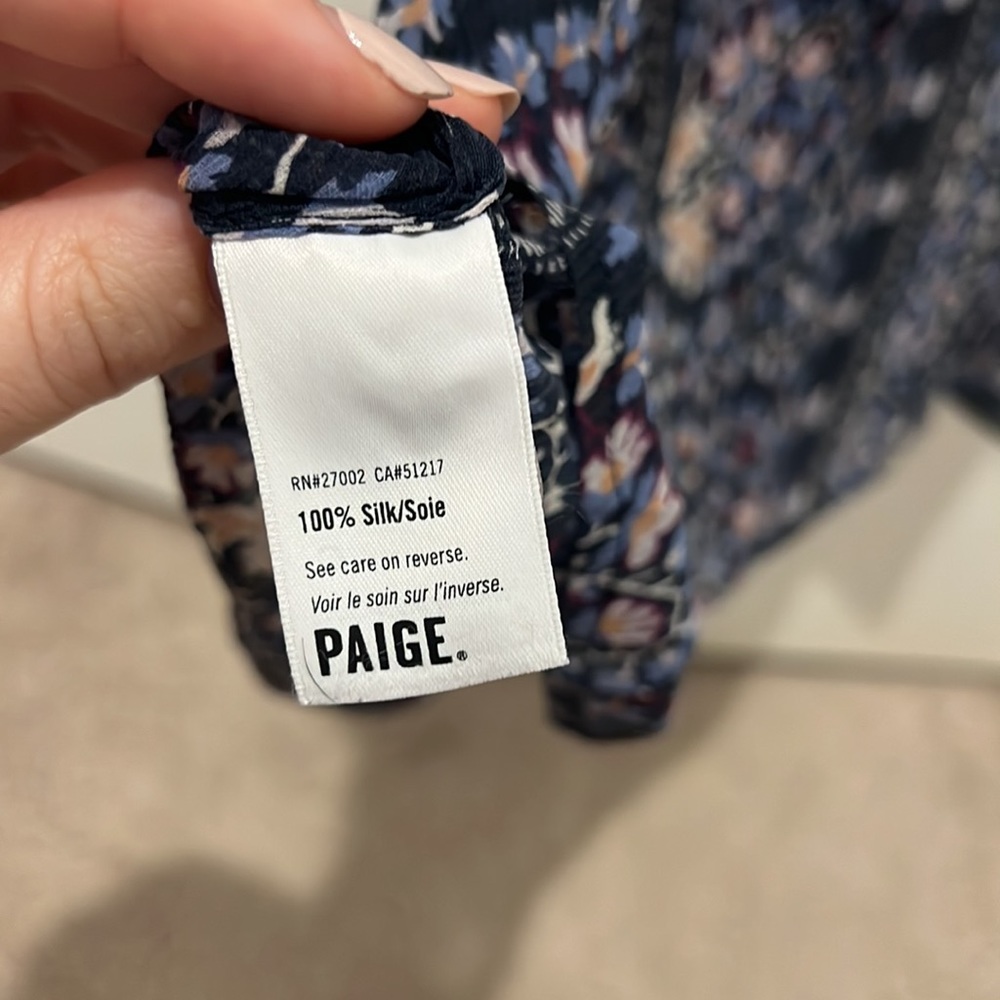 PAIGE henna cold shoulder blouse - Picture 7 of 7